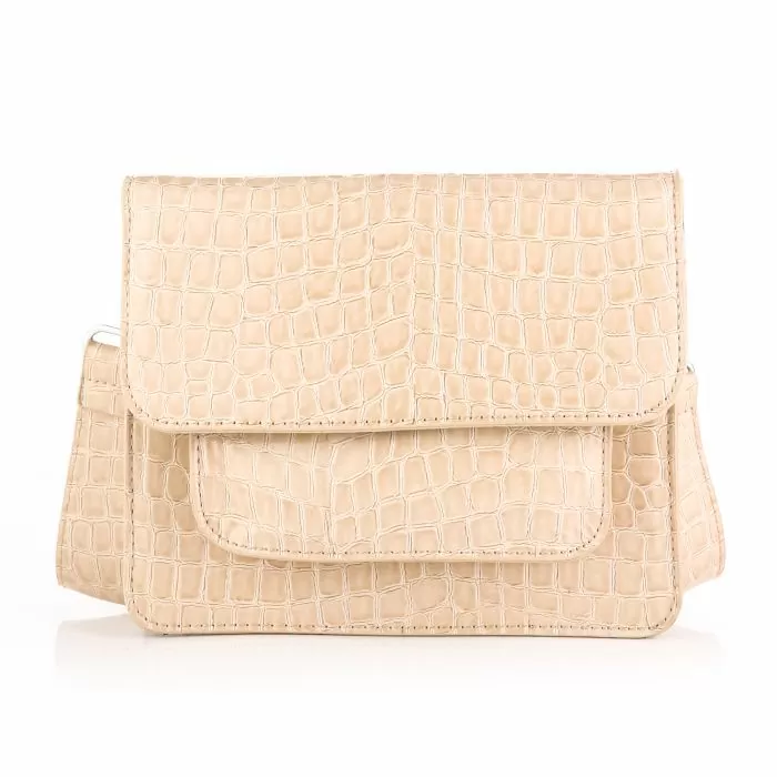 Crocobag Beige