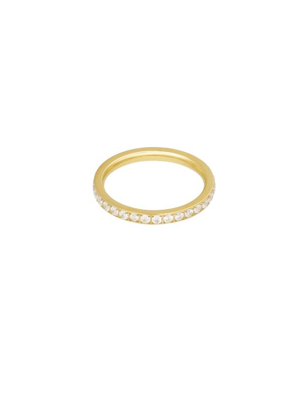 Strass Ring Goud