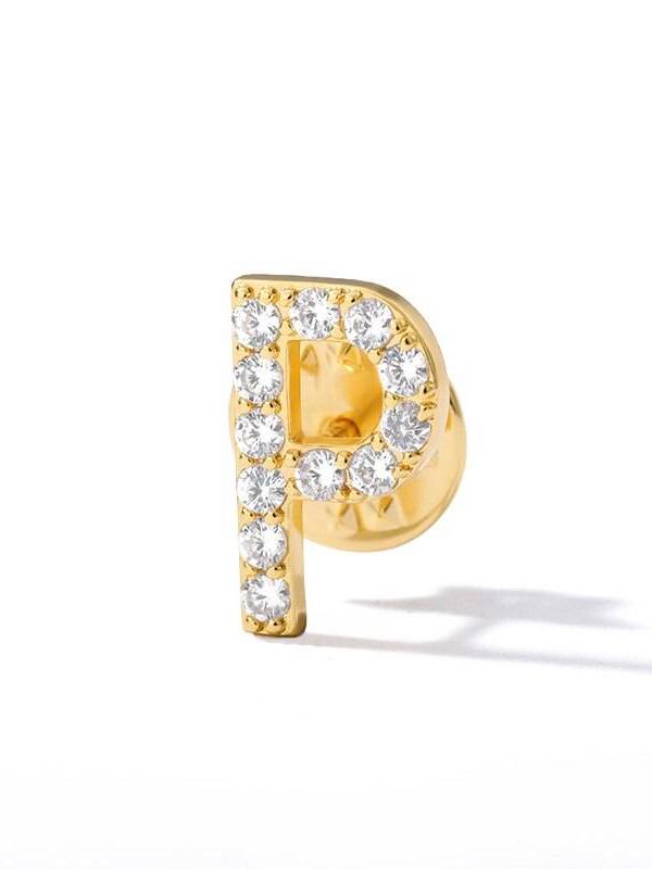 Pin Diamant Letter P