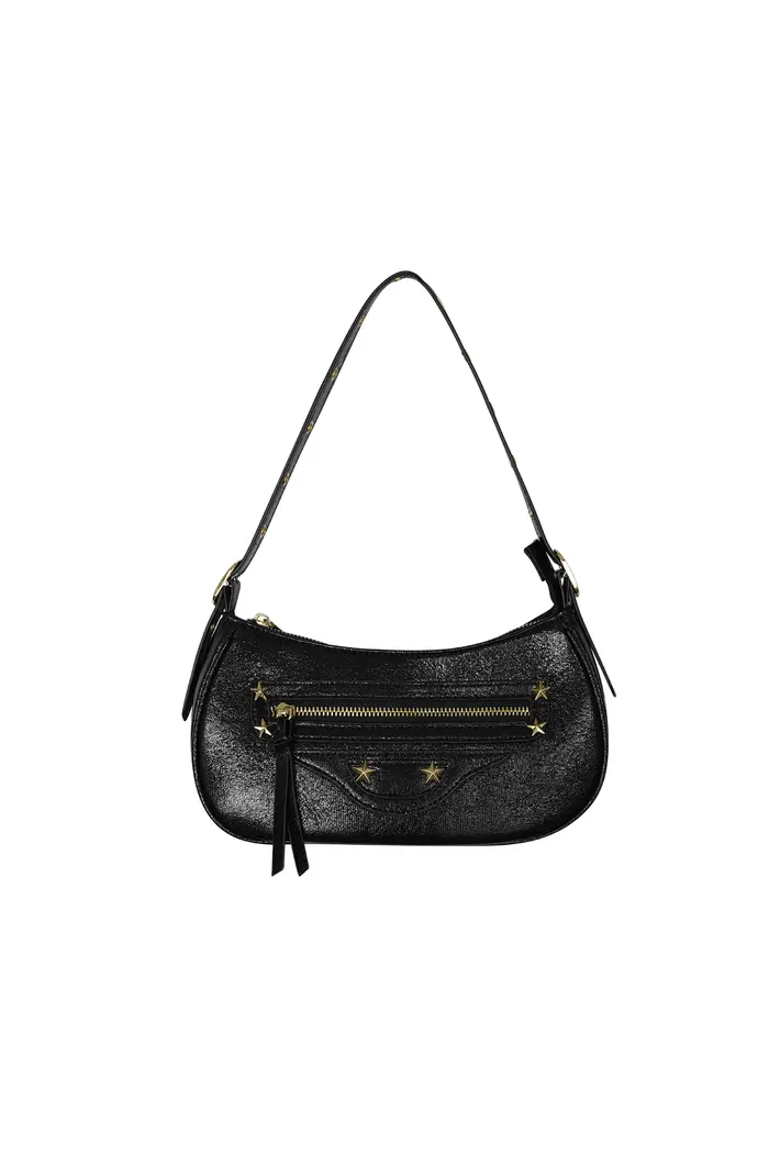 Metallic Tas Zwart